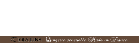 Lingerie Lola Luna, strings pr�cieux et sensuels