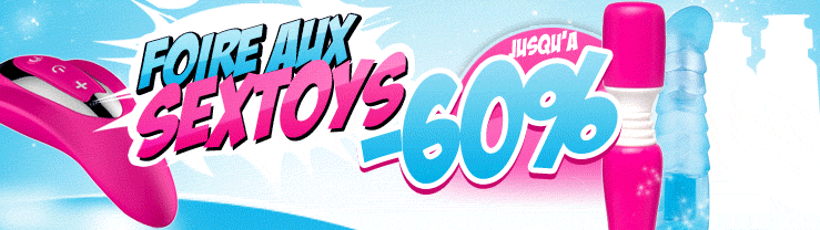 Foire au sextoys: vos jouets intimes jusqu'à -60%
