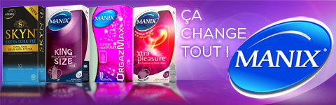 Manix la marque de référence des préservatifs. Ça change tout !