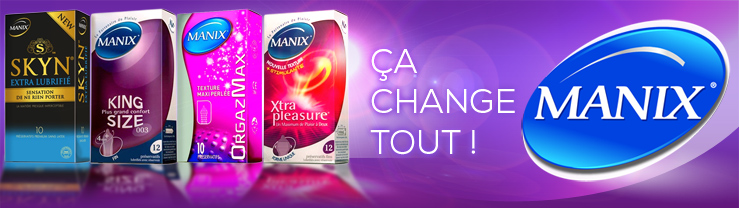 Manix la marque de référence des préservatifs. Ça change tout !