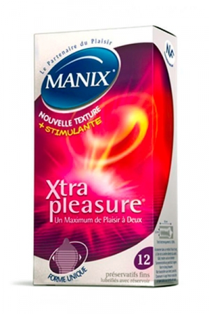 Prservatifs MANIX  Xtra pleasure x12