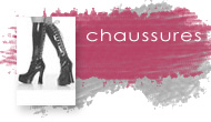 Chaussures : Des chaussures sexy: bottes et cuissardes, escarpins, talons aiguilles, semelles compens�es, mules et la Collection New Rock.