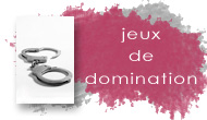 Fetish-SM : Des objets f�tish en cuir et m�tal pour pimenter vos jeux de r�les, des jouets SM  soft et hard: menottes, martinets, baillons, harnais, pinces, speculum...