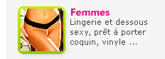 Femmes : Lingerie et dessous sexy, pr�t � porter coquin, vinyle, latex, corsets et accessoires.