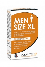Men Size XL (60 gélules) : Complément alimentaire à base de plantes permettant de renforcer la virilité et améliorer l'érection.