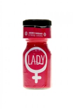 Poppers Lady 10ml : Lady (flacon de 10 ml), l’arôme d'ambiance aphrodisiaque à base de Propyl, spécialement créé pour les femmes.