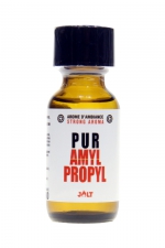 Poppers Pur Amyl-Propyl Jolt 25ml  : Arôme d'ambiance hybride (un mix d'Amyle et de Propyle) de la collection PUR de Jolt, en flacon de 25 ml.