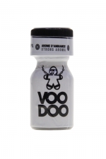 Poppers Voodoo 10ml : Aphrodisiaque d'ambiance hybride (amyl + propyl) procurant des sensations extra fortes (flacon de 10 ml).