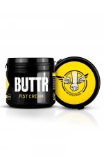 Crème lubrifiante BUTTR Fist Cream : Crème ultra glissante à base de silicone, totalement adaptée aux fist fucking et aux pratiques de pénétrations extrêmes.
