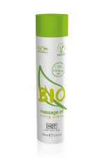 Huile de massage BIO ylang ylang - HOT : Huile de massage BIO et Végan au parfum érotique et raffiné Ylang Ylang, par HOT. Flacon de 100 ml.