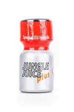 Poppers Jungle Juice plus 10ml : Une déclinaison puissante, à base d'Isopropyle, de l’arôme d'ambiance aphrodisiaque Jungle Juice (flacon de 10 ml).
