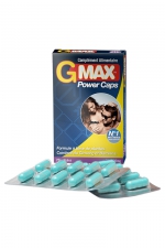 G-Max Power Caps Homme (20 gélules) : Une érection plus vigoureuse qui dure plus longtemps? G-MAX est le complément alimentaire aphrodisiaque pour hommes n1 en France.