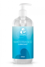 Lubrifiant EasyGlide base eau 500 ml : Lubrifiant intime de haute qualité et à base d'eau produit par un fabricant allemand certifié CE, en flacon pompe de 500 ml.