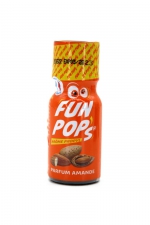 Poppers Fun Pop's Propyl Amande 15ml : Poppers fun et festif composé de nitrite de propyle, aux effets puissants et rapides, aromatisé à l'amande.