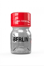 Poppers Berlin Hard 10ml : Un puissant poppers à base de propyle, pour les amatrices et amateurs de sensations fortes et de soirées Hardcore (flacon de 10ml).