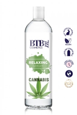 Lubrifiant relaxant au cannabis 250 ml - BTB : A la fois lubrifiant intime et un relaxant Vegan, prolonge la durée des rapports sexuels. 250 ml.