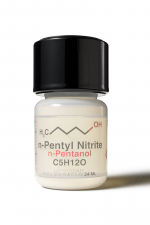 Poppers n-Pentyl Nitrite n-Pentanol 24ml : Très puissant poppers hybride principalement formulé à base de Pentyl, proposé en flacon plastique incassable.