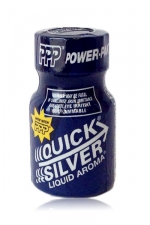 Poppers Quick Silver 10 ml : Un arôme rapide et intense aux effets voluptueux (à base d'isopropyl).