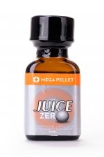 Poppers Juice zero 24 ml : Poppers hybride pour des sensations max et confort accru avec fermeture Mega Pellet.