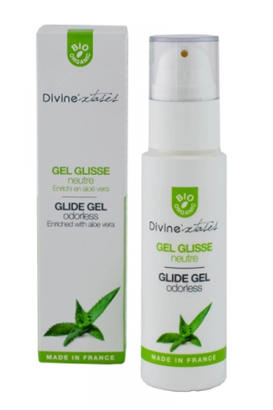 Lubrifiant bio naturel - Divinextases : Gel lubrifiant sexuel haute qualité, 100% bio, neutre, fabriqué en France par Divinextases.