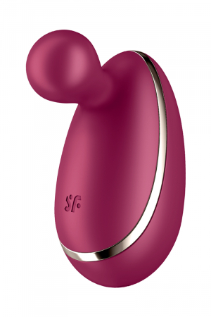 Stimulateur Spot On 1 rouge - Satisfyer : Mini stimulateur clitoridien en silicone offrant une stimulation précise, des vibrations profondes et ultra puissantes. Modèle rouge.