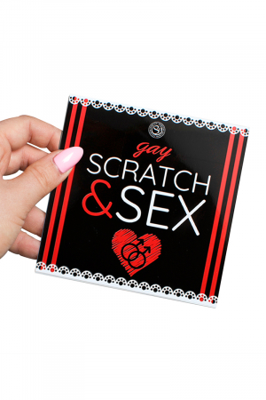 Jeu à gratter Scratch & Sex gay - Secret Play : Scratch & Sex est un jeu classique de 28 cases à gratter, avec des prix pimentés. Version pour couples gays.